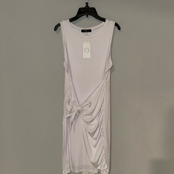 NWT white dress with wrap tie. Brand is Lillusory, Size Small - Picture 1 of 4